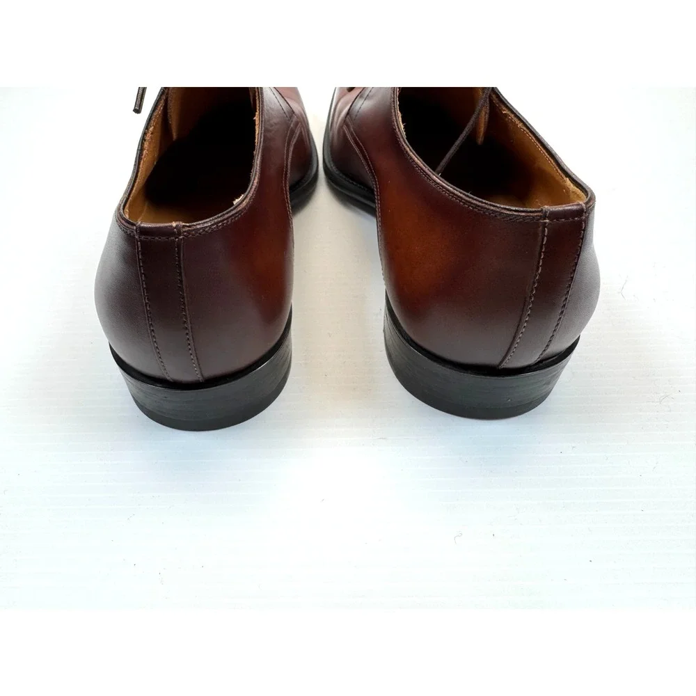 Magnanni Jacoby Leather Plain Toe Derby Shoes Mens 41 US 8 EUC‎ $525 Leather